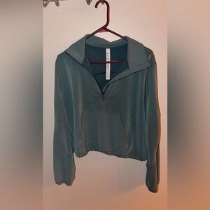 lululemon athletica Teal Half-Zip Sweatshirt